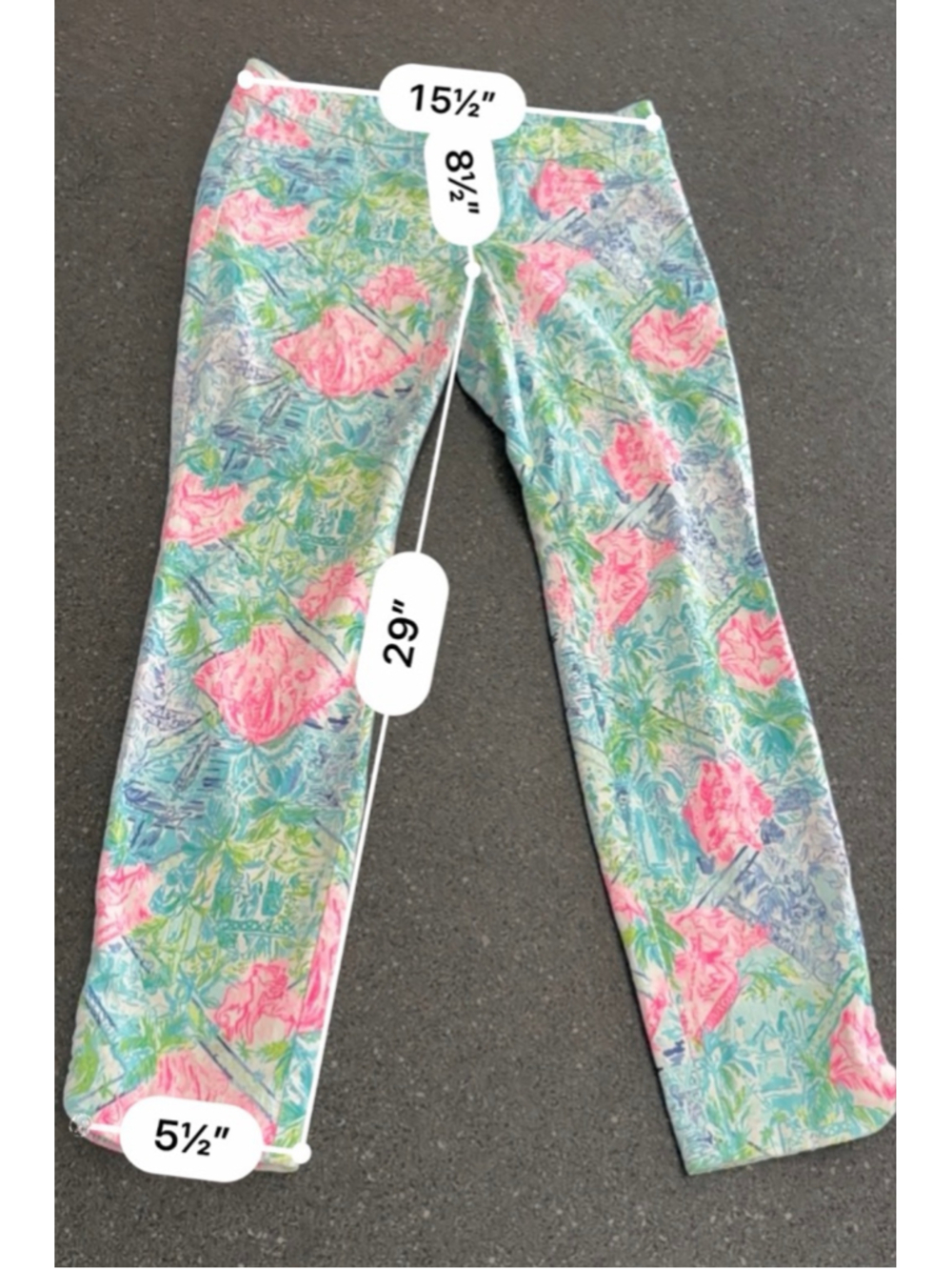 Lilly Pulitzer Kelly Skinny Ankle Pants size 6 - Picture 5 of 9